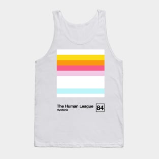 Hysteria / Minimalist Style Graphic Artwork Design Tank Top